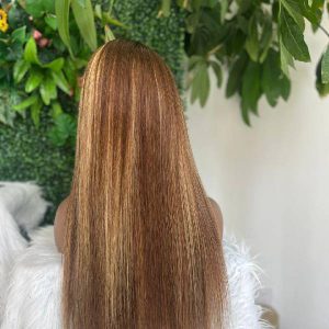 Highlight Color 13*4 Frontal Wig 180% density